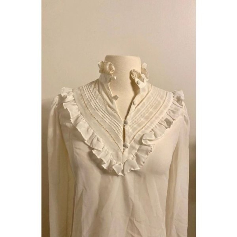 Vintage Lloyd Williams Ruffled Blouse‎